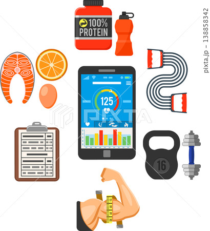 Fitness and Gym Concept Fitness and Gym Concept 138858342
