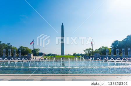 World famous Washington Monument in National Mall 138858391
