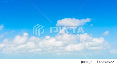 Blue sky with clouds in Florida 138858522