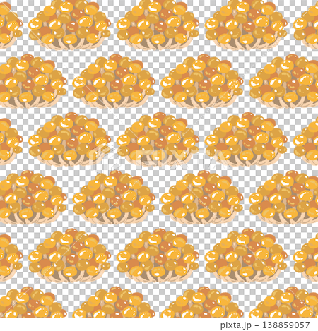 Nameko Co., Ltd. seamless pattern background illustration (densely arranged) Nameko Co., Ltd. seamless pattern background illustration (densely arranged) 138859057