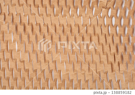 Honeycomb brown paper texture 138859182