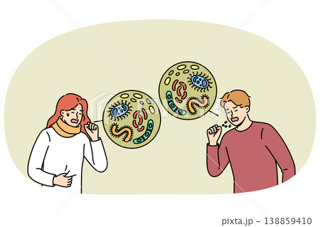 Cough and fever in older men and women victims of viral influenza and diseases spread by respiratory 138859410