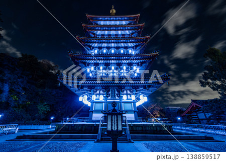 ライトアップ　～東京・高幡不動尊･7～ 138859517