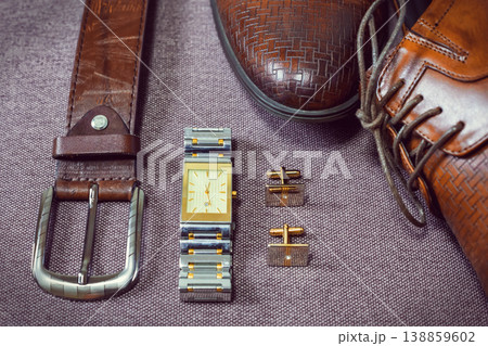Businessman accessories. Man's style. Men's Accessories Businessman accessories. Man's style. Men's Accessories 138859602