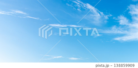 Blue Sky with Few White Clouds 138859909