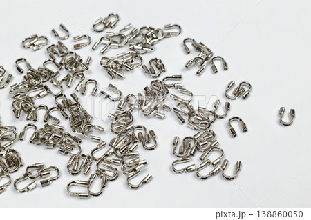 handmade materials on a white background handmade materials on a white background 138860050
