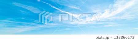 Blue Sky with Few White Clouds Blue Sky with Few White Clouds 138860172