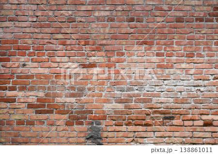 Texture of dirty brick wall . Distressed brick wall Texture of dirty brick wall . Distressed brick wall 138861011