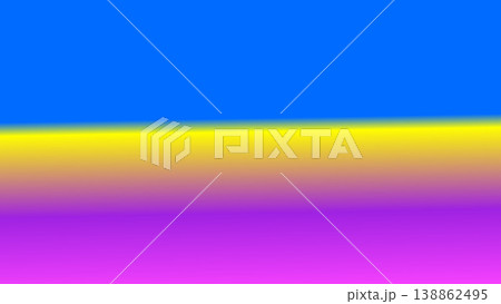 Horizontal Tri-Tone Blue Yellow and Purple Background Horizontal Tri-Tone Blue Yellow and Purple Background 138862495