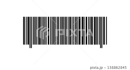 Barcode On White Background Representing Product Code, Retail Scan And Commerce Concept Barcode On White Background Representing Product Code, Retail Scan And Commerce Concept 138862845