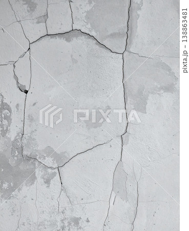 ひび割れた壁 コンクリート ひび割れた壁 コンクリート 138863481