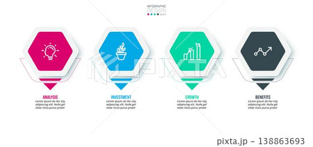 Business or marketing infographic template. Business or marketing infographic template. 138863693