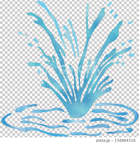 sky blue water splash sky blue water splash 138864318