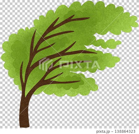 green tree illustration green tree illustration 138864323