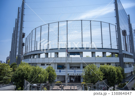 初夏の江戸川区球場　東京都江戸川区清新町 138864847