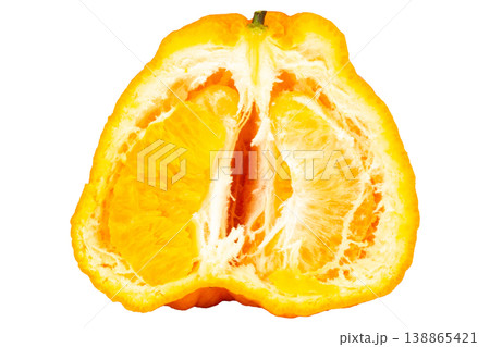 Orange Dekopon isolated on white background Orange Dekopon isolated on white background 138865421