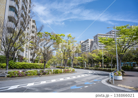 東京都江戸川区西葛西のマンション群の風景 138866021