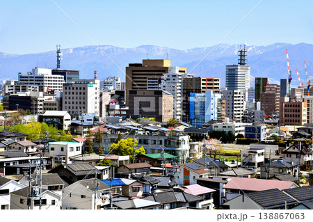 長野県長野市中御所、北石堂町周辺を西側より望む(長野県長野市)【2026.4】 138867063