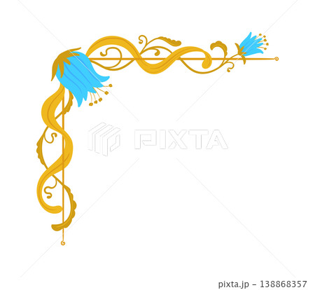 Border Corner Flourish Art Nouveau Border Corner Flourish Art Nouveau 138868357