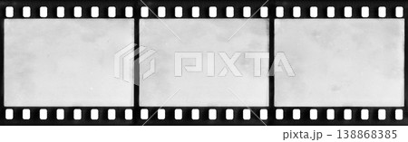 Real film frame with dust and scratchesの写真素材 [138868385] - PIXTA
