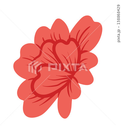 Flower Blooming Petal Cluster Cartoon 138868429