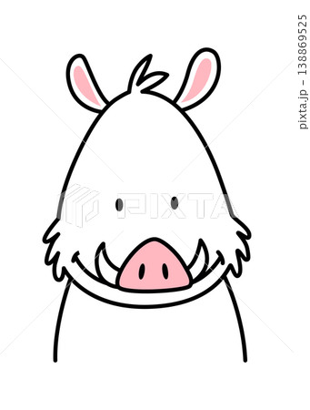 Vintage style boar drawing. Charming pastel shaded boar with rustic and playful features. Whimsical depiction of lively wild pig with pastel colors and artistic rustic lines Vintage style boar drawing. Charming pastel shaded boar with rustic and playful features. Whimsical depiction of lively wild pig with pastel colors and artistic rustic lines 138869525