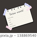 Paper notes stickers. Place for memo messages on paper sheets. Attached with sticky colorful tape on grey background isolated vector illustration 138869540