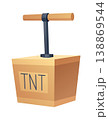 Tnt detonator box isolated vector illustration. Dynamite icon 138869544