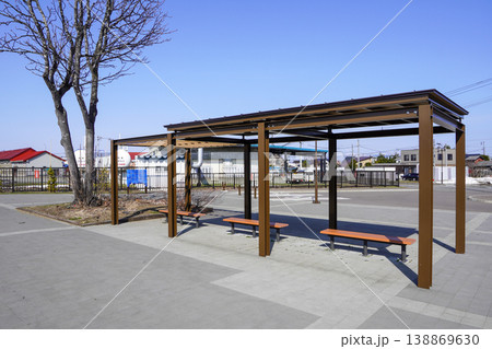 駅跡地さくら公園(旧新十津川駅)の春 駅跡地さくら公園(旧新十津川駅)の春 138869630