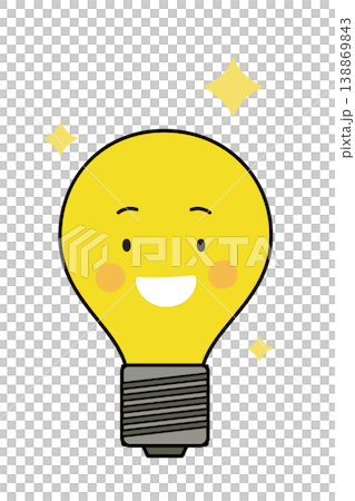 A simple, stylized illustration of a light bulb that sparks an idea. A simple, stylized illustration of a light bulb that sparks an idea. 138869843