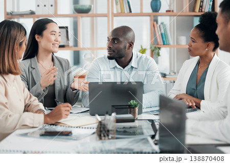 Business, black man or staff in meeting, brainstorming or discussion for campaign, website launch or portfolio. Corporate, Nigerian male leader or employees with deadline, schedule or website upgrade Business, black man or staff in meeting, brainstorming or discussion for campaign, website launch or portfolio. Corporate, Nigerian male leader or employees with deadline, schedule or website upgrade 138870408