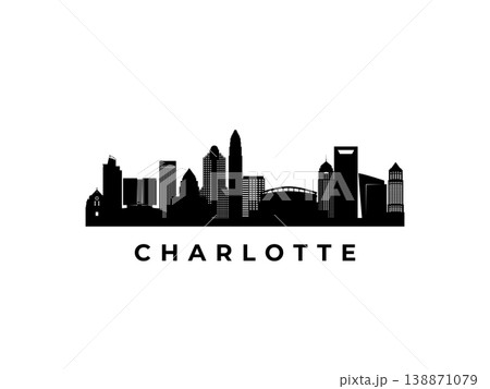 Vector Charlotte skyline.  138871079