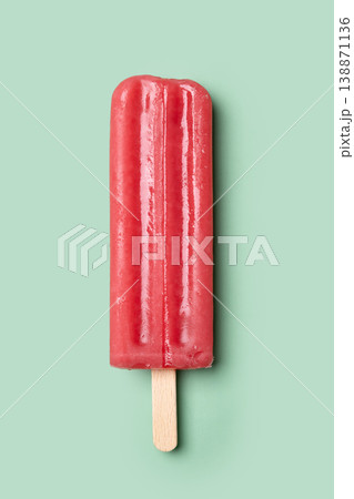 Strawberry popsicle Strawberry popsicle 138871136