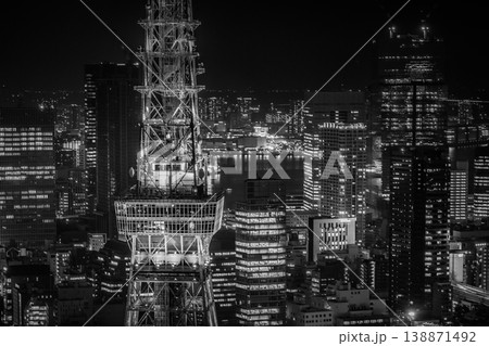 モノクロ東京タワー モノクロ東京タワー 138871492