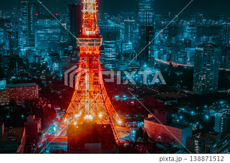 青緑都市と東京タワー 青緑都市と東京タワー 138871512