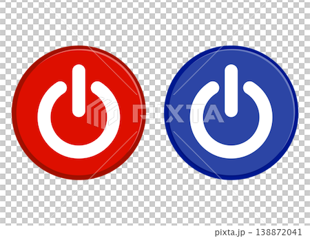 Power switch (red and blue) 138872041