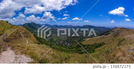 Panoramic valley landscape in Valle de Anton Panama 138872173
