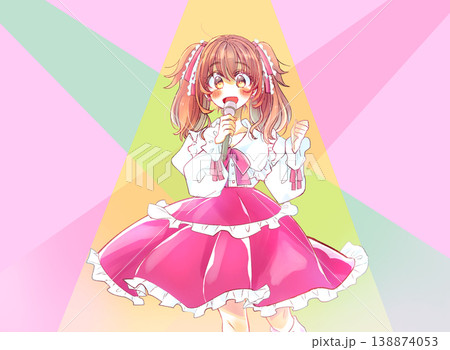 歌って踊るアイドル　ライト 138874053