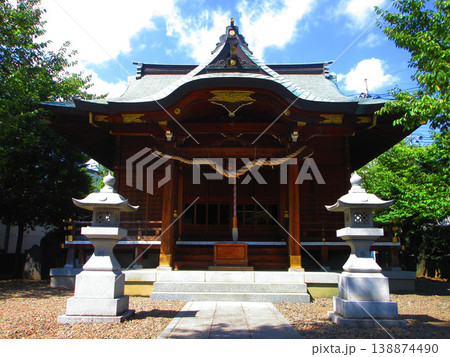 埼玉県川口市南鳩ヶ谷の十二所神社の様々な風景 138874490