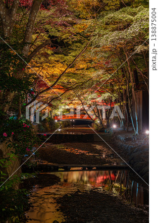 森町の遠江国一宮小國神社の紅葉の風景(静岡県) 森町の遠江国一宮小國神社の紅葉の風景(静岡県) 138875004