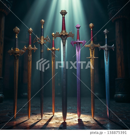 八本の剣 138875391