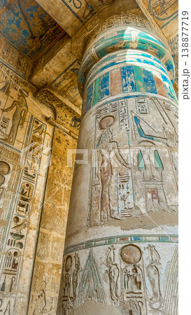 Medinet Habu, the mortuary temple of Ramesses III, located on the west bank of Luxor, Egypt. Medinet Habu, the mortuary temple of Ramesses III, located on the west bank of Luxor, Egypt. 138877719
