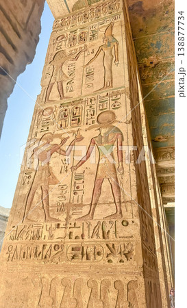Medinet Habu, the mortuary temple of Ramesses III, located on the west bank of Luxor, Egypt. Medinet Habu, the mortuary temple of Ramesses III, located on the west bank of Luxor, Egypt. 138877734