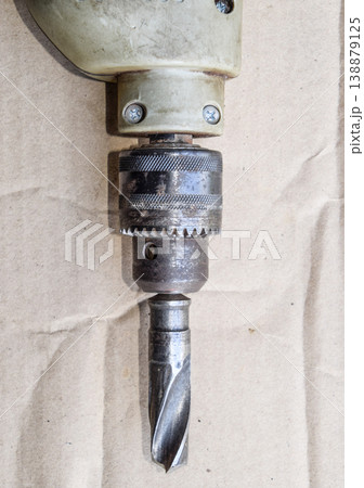 Drill for metal in an electric drill. Tool. 138879125