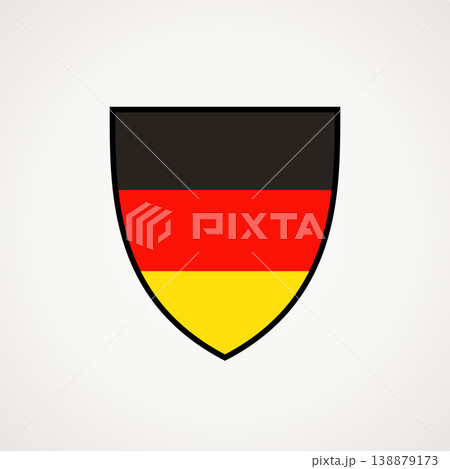 Shield - flag of Germany Shield - flag of Germany 138879173