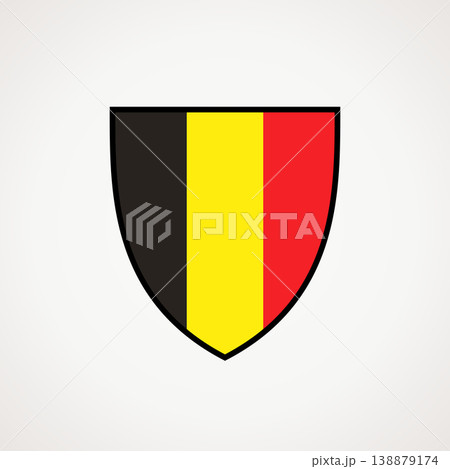 Shield - flag of Belgium 138879174