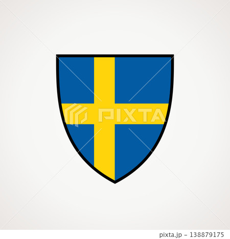 Shield - flag of Sweden 138879175