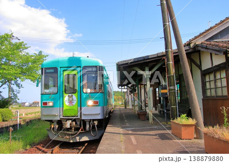兵庫県　加西市　北条町　ローカル線　北条鉄道　長駅 138879880