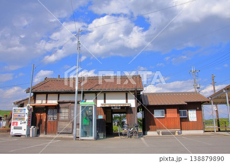 兵庫県　加西市　北条町　ローカル線　北条鉄道　長駅 138879890