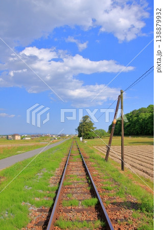 兵庫県加西市のローカル線北条鉄道　大歳神社 138879932